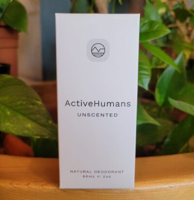 ActiveHumans Natural Deodorant, Unscented