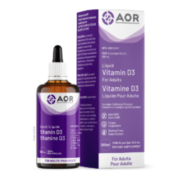 AOR Vitamin D3 Liquid - Adult, 100mL