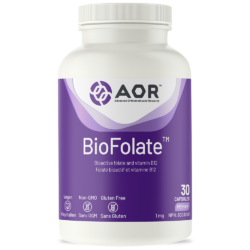 AOR BioFolate™, 30 Capsules