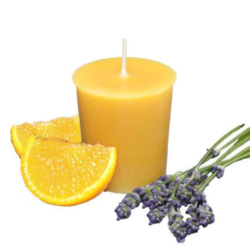 Honey Candles® Country Lavender Votive Beeswax Candle