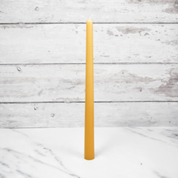 Honey Candles® Natural Taper Beeswax Candle, 12 Inch
