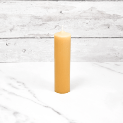 Honey Candles® Natural Beeswax Column Candle, 6 Inch