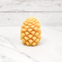 Honey Candles® Natural Beeswax Ponderosa Pine Cone Candle