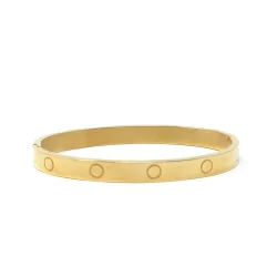 Mystech Fashion Bangle 7.83Hz Bracelet - Gold