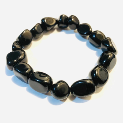 Mineral Chunk Bracelet — Obsidian