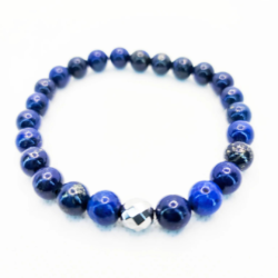 Mystech Mineral Stretch 7.83Hz Bracelet — Lapis Lazuli