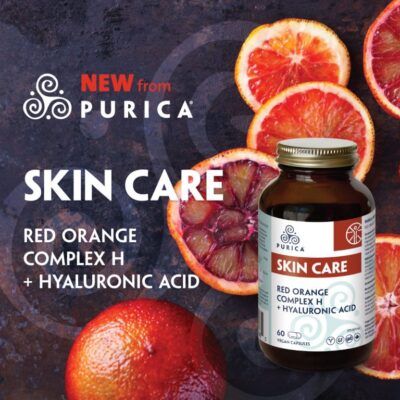 Purica Skin Care - Red Orange Complex H + Hyaluronic Acid, 60 Capsules