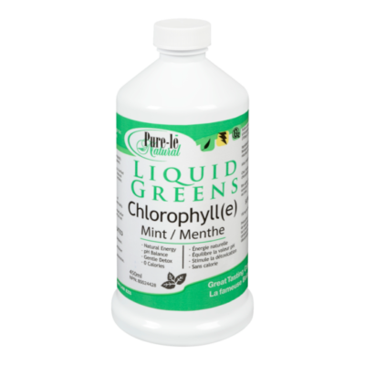 Pure-Le Natural Liquid Greens Chlorophyll Mint, 450ml