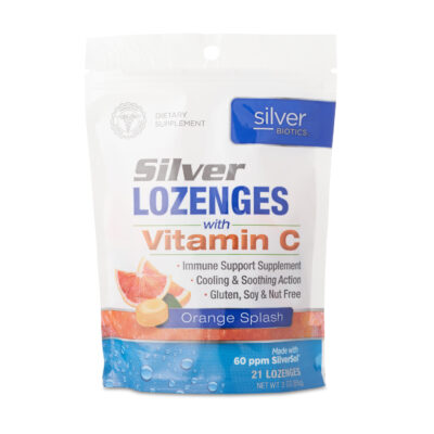 Silver Biotics Silver Lozenges with Vitamin C, 85g