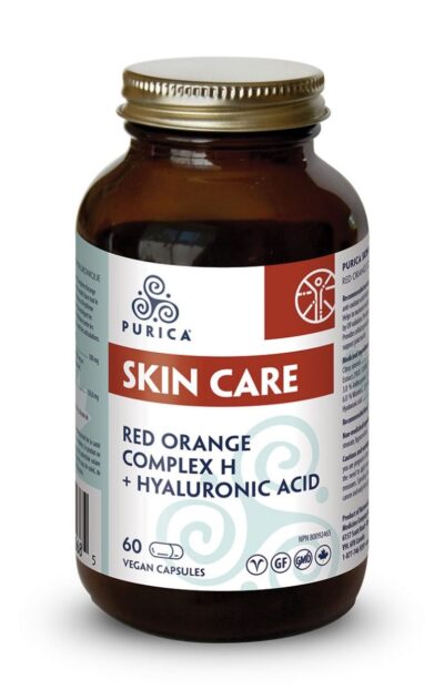 Purica Skin Care - Red Orange Complex H + Hyaluronic Acid, 60 Capsules