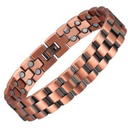 Magnetic Pulsed Energy Therapeutic Copper Bracelet, Unisex (44 Magnets)