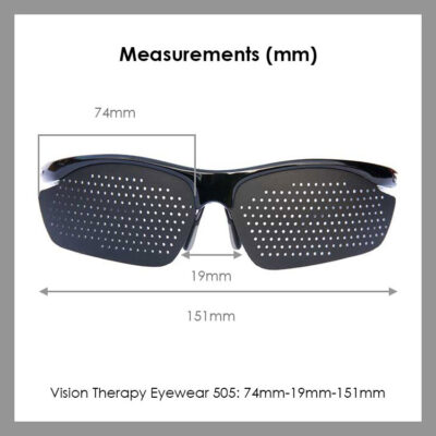 Natural Vision Therapy Pinhole Glasses, Model 505/U
