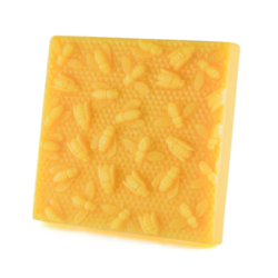 Honey Candles® Bees on Honeycomb Beeswax Block - 1 lb