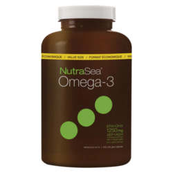 NutraSea® Omega-3 Liquid Gels, Lemon, 240 Softgels