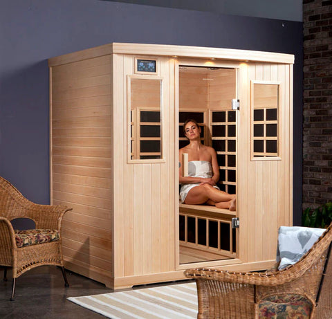 Radiant Health Saunas® E-4H 4 Person Elite Model