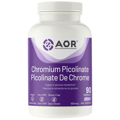 AOR Chromium Picolinate 600 mg 90 vc