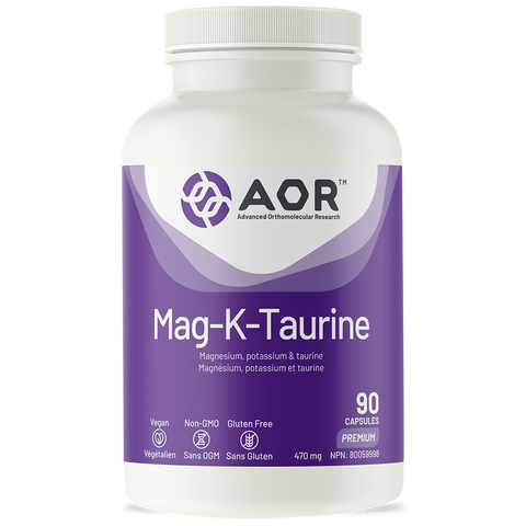 AOR Mag K Taurine 500 mg 90 vc