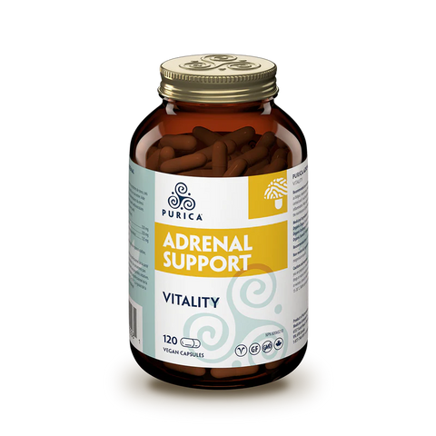 Purica Adrenal Support – Vitality, 120 Vegan Capsules