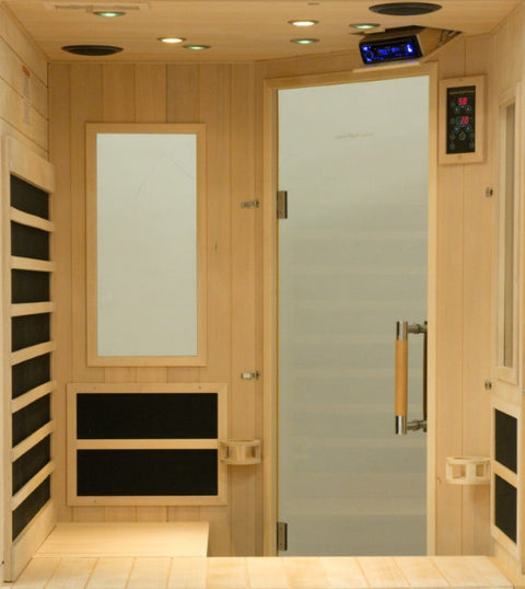 Radiant Health Saunas® EC-3H 3 Person Corner Elite Model