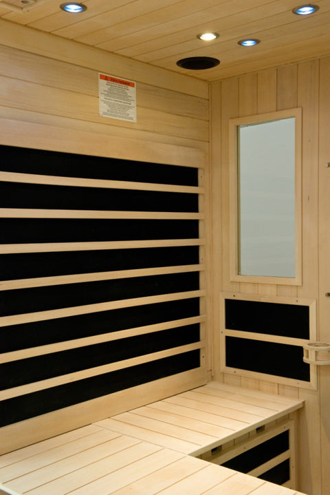 Radiant Health Saunas® EC-3H 3 Person Corner Elite Model