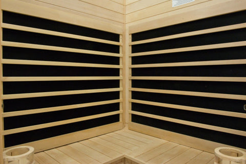 Radiant Health Saunas® EC-3H 3 Person Corner Elite Model