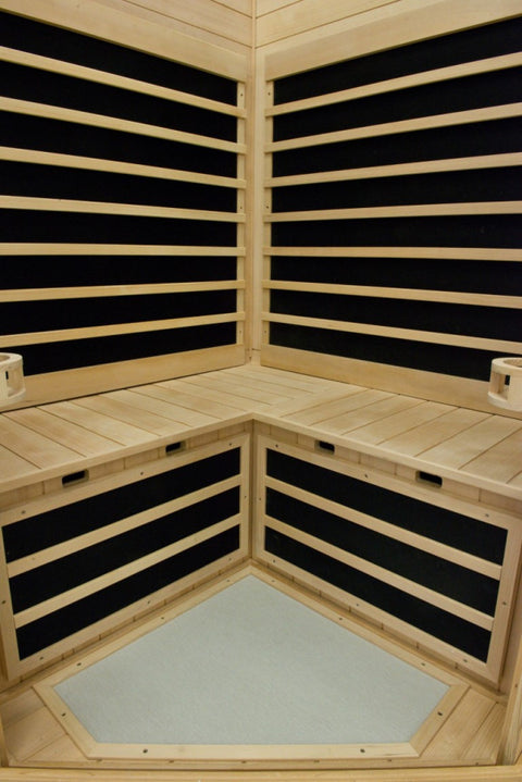 Radiant Health Saunas® EC-3H 3 Person Corner Elite Model