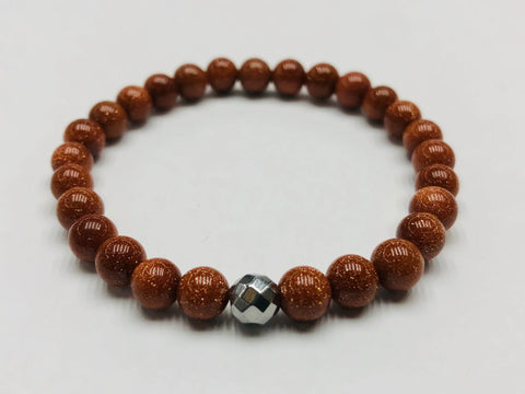 SALE!! MYSTECH Goldstone Stretch Bracelet 7.83Hz Level 2