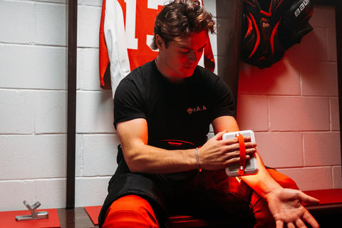 portable Kala Red Light Mini 2.0 red light therapy device for travel or home use
