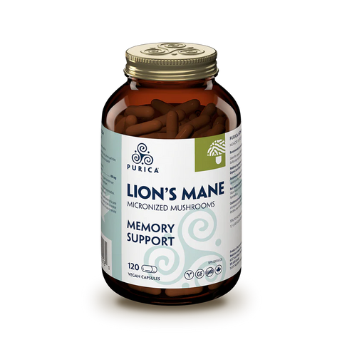 Purica Lion’s Mane, 120 Vegan Capsules