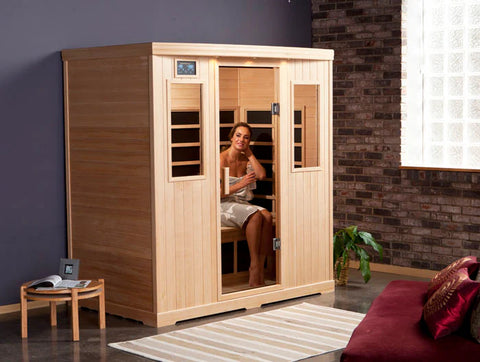 Radiant Health Saunas® E-3H 3 Person Elite Model