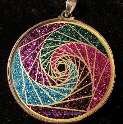SF Penta Spiral Pendant .
