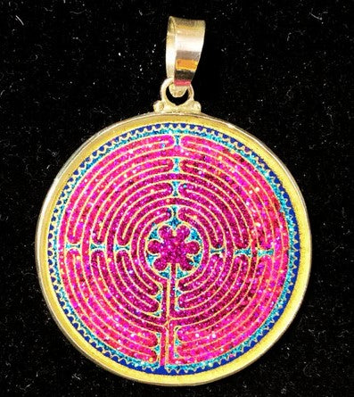 SF Labyrinth Pendant .