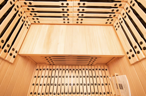 2-Person Far Infrared Sauna with Red Light Panel - INTRODUCTORY PRICE. **Please call for shipping and/or delivery quote