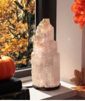 Selenite Lamp Large