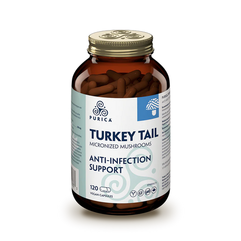 Purica Turkey Tail, 120 Vegan Capsules