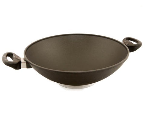 Titanium Exclusive Cookware Wok (Glass Lid Included)