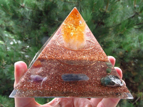 Abundance & Prosperity Orgone Pyramid