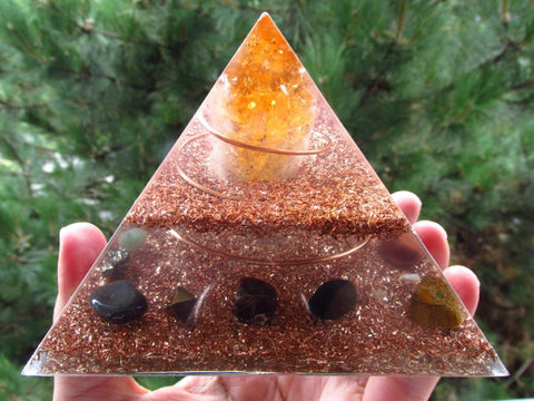 Abundance & Prosperity Orgone Pyramid