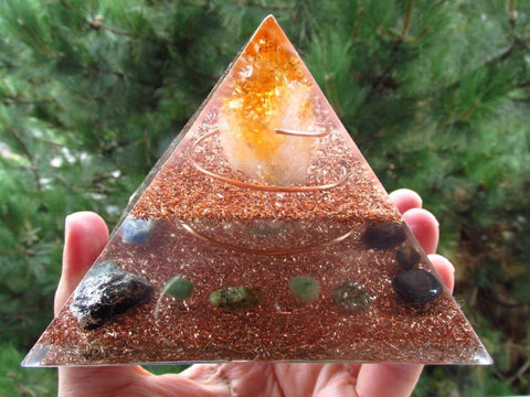 Abundance & Prosperity Orgone Pyramid