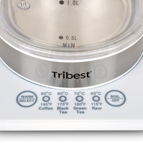 Tribest® Raw Tea Kettle® Glass Electric Brewing System