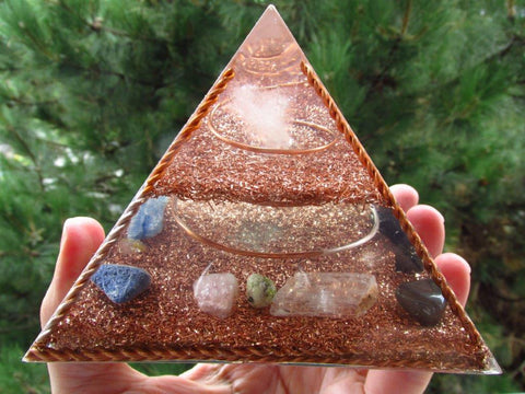 Copper Frame Orgone Pyramid