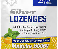 SilverB Lozenges Elderberry Zinc Manuka Honey 85g