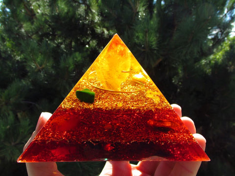 Lower Chakra Orgone Pyramid