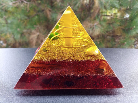 Lower Chakra Orgone Pyramid