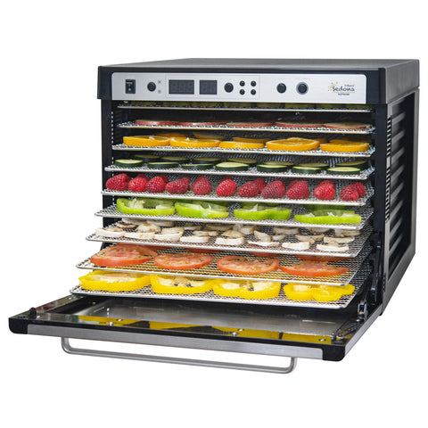 Tribest® Sedona® Supreme Commercial Food Dehydrator with Stainless Steel Trays