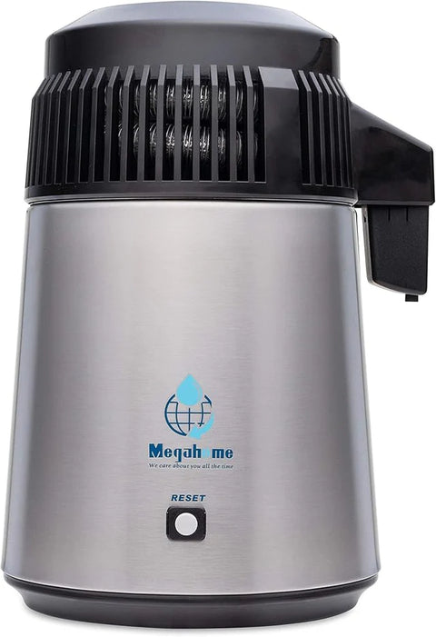 Megahome Stainless Countertop Water Distiller with Special Heavy Duty 316 Stainless Steel