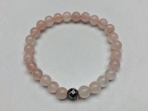 SALE!! Mystech Rose Quartz Stretch Bracelet 7.83Hz Level 2