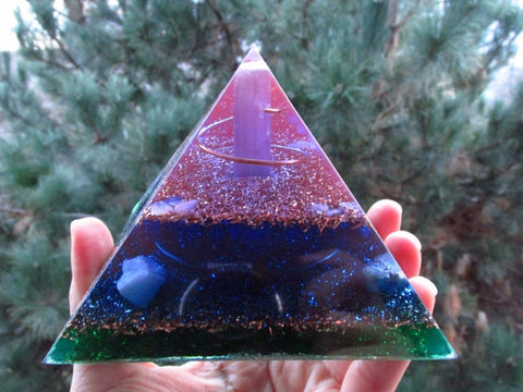 Upper Chakra Orgone Pyramid