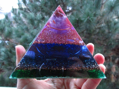 Upper Chakra Orgone Pyramid