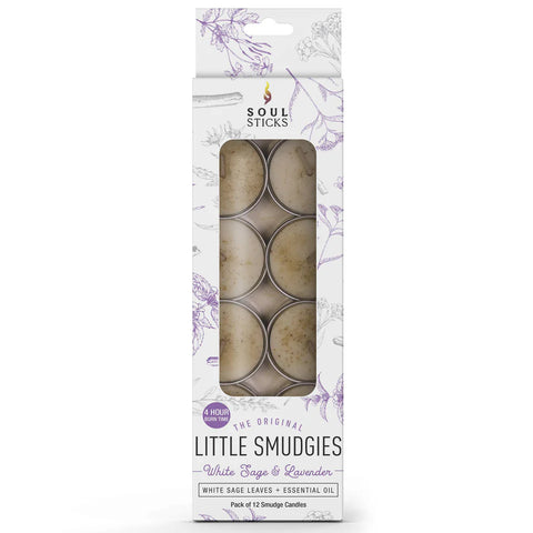 White Sage & Lavender Little Smudgies Tealights